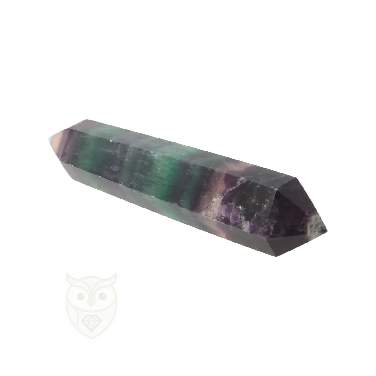 Fluoriet dubbeleinder nr. 24 - 190 gram | Edelsteen