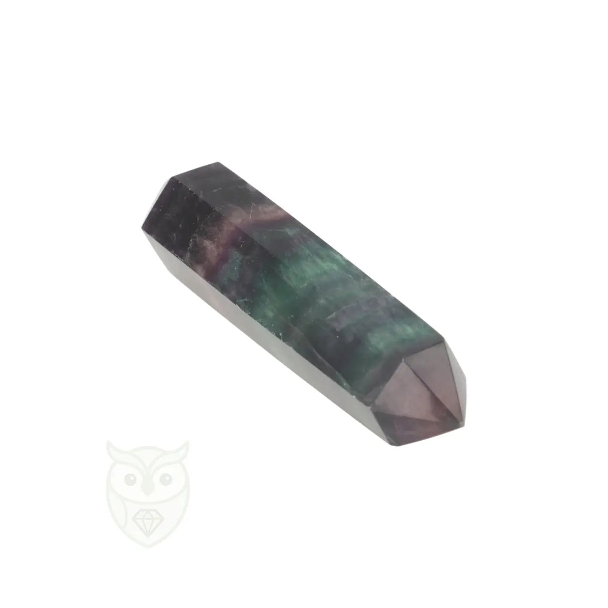 Fluoriet dubbeleinder nr. 24 - 190 gram | Edelsteen