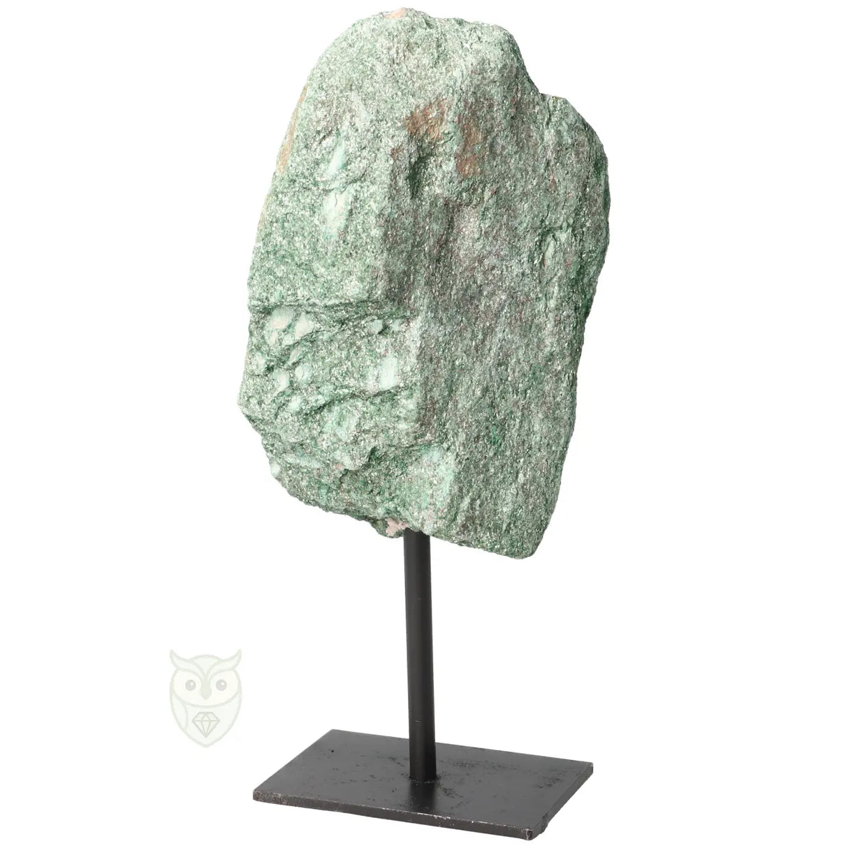 Fuchsiet ruw op metalen standaard nr. 11 - 739 gram | Edelsteen sculptuur