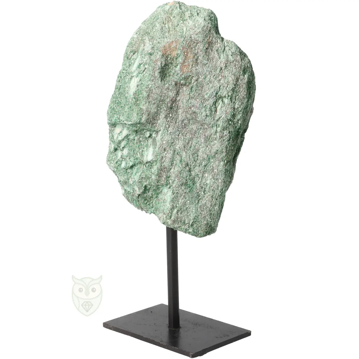 Fuchsiet ruw op metalen standaard nr. 11 - 739 gram | Edelsteen sculptuur