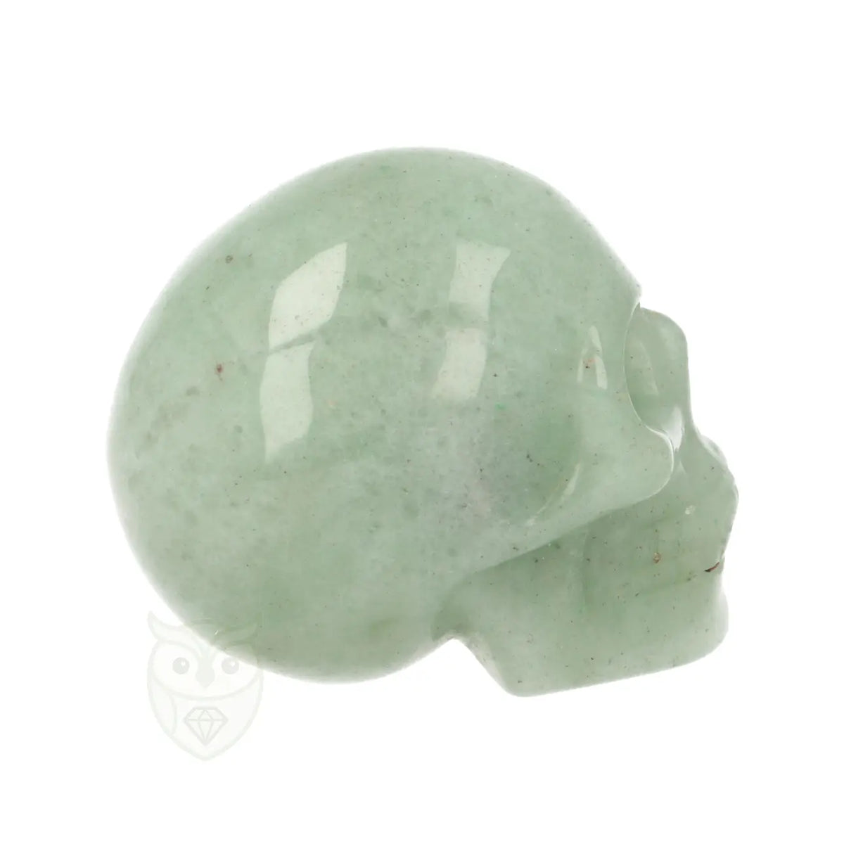 Green Aventurine Skull No. 18 – 99 grams | Gemstone skull