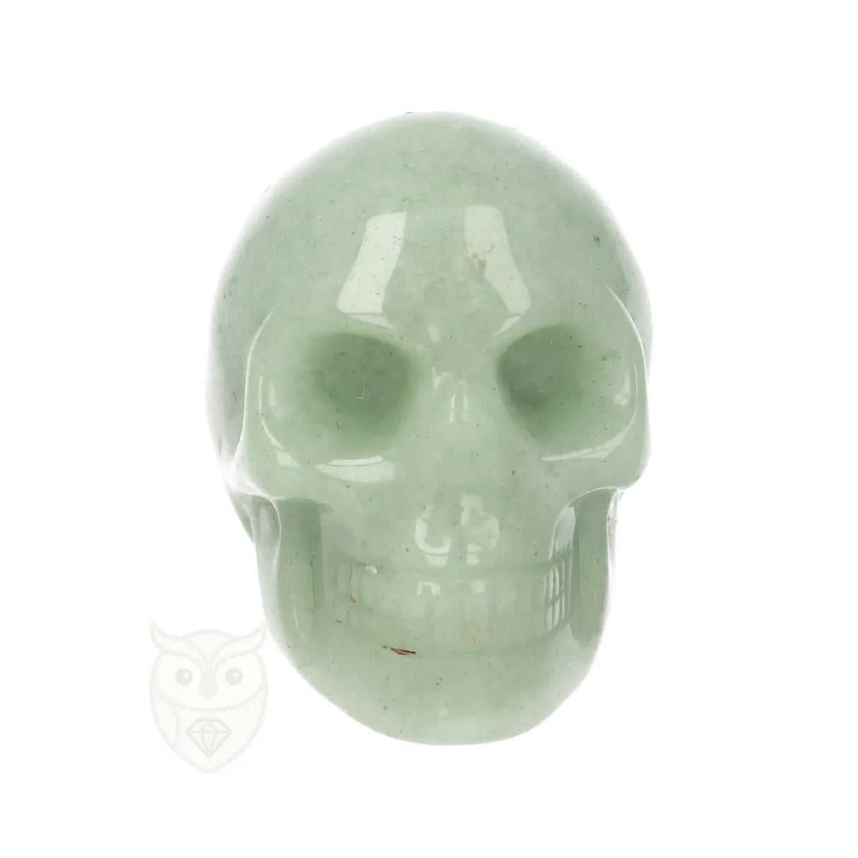 Green Aventurine Skull No. 18 – 99 grams | Gemstone skull