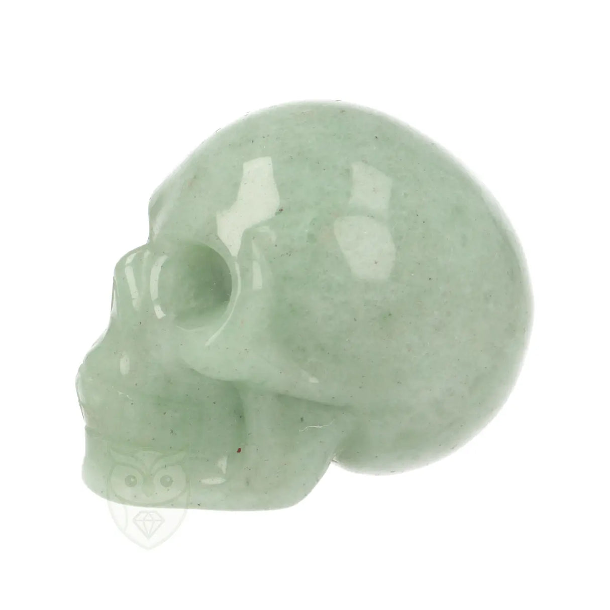 Green Aventurine Skull No. 18 – 99 grams | Gemstone skull