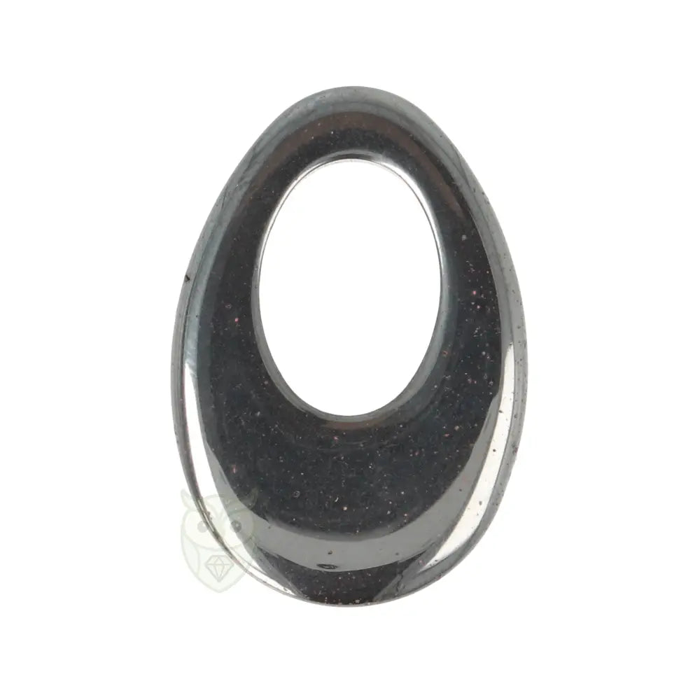 Hematite - donut drop
