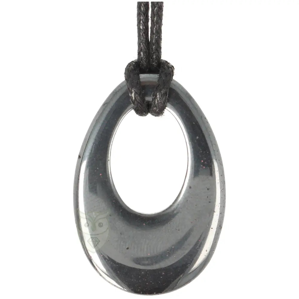 Hematite - donut drop