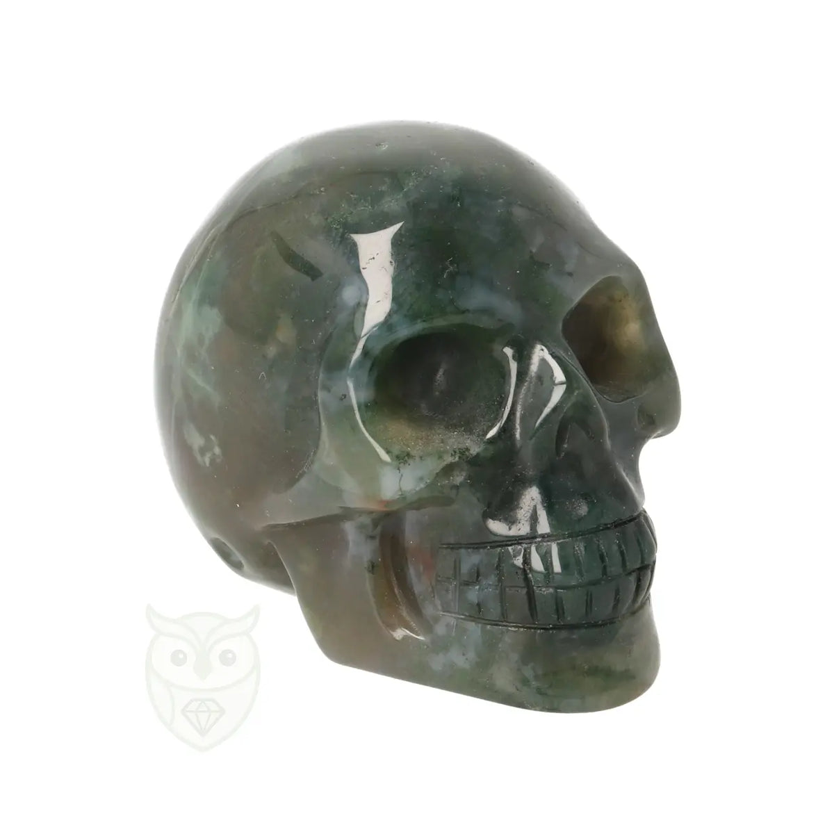 Indian agaat schedel nr. 20 – 98 gram | Edelsteen skull