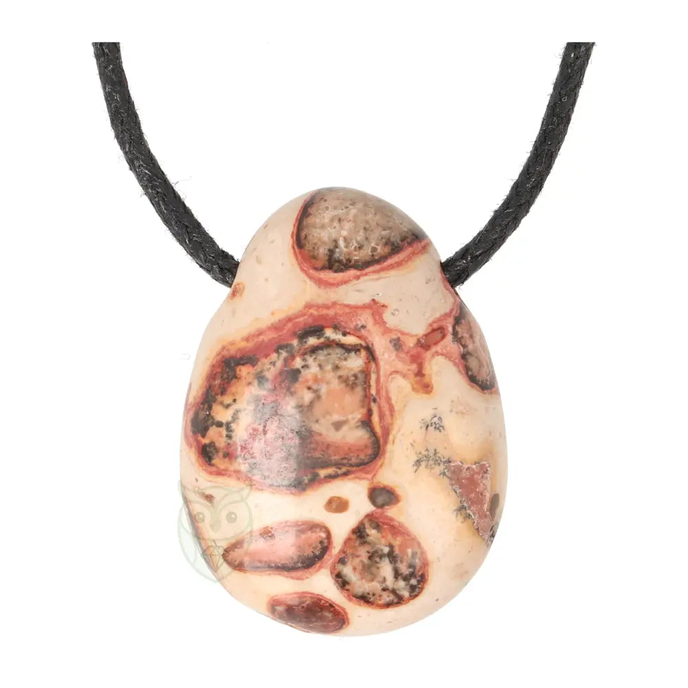 Kalkooliet - Leopardiet hanger nr. 9 - 11 gram | Edelsteen sieraad