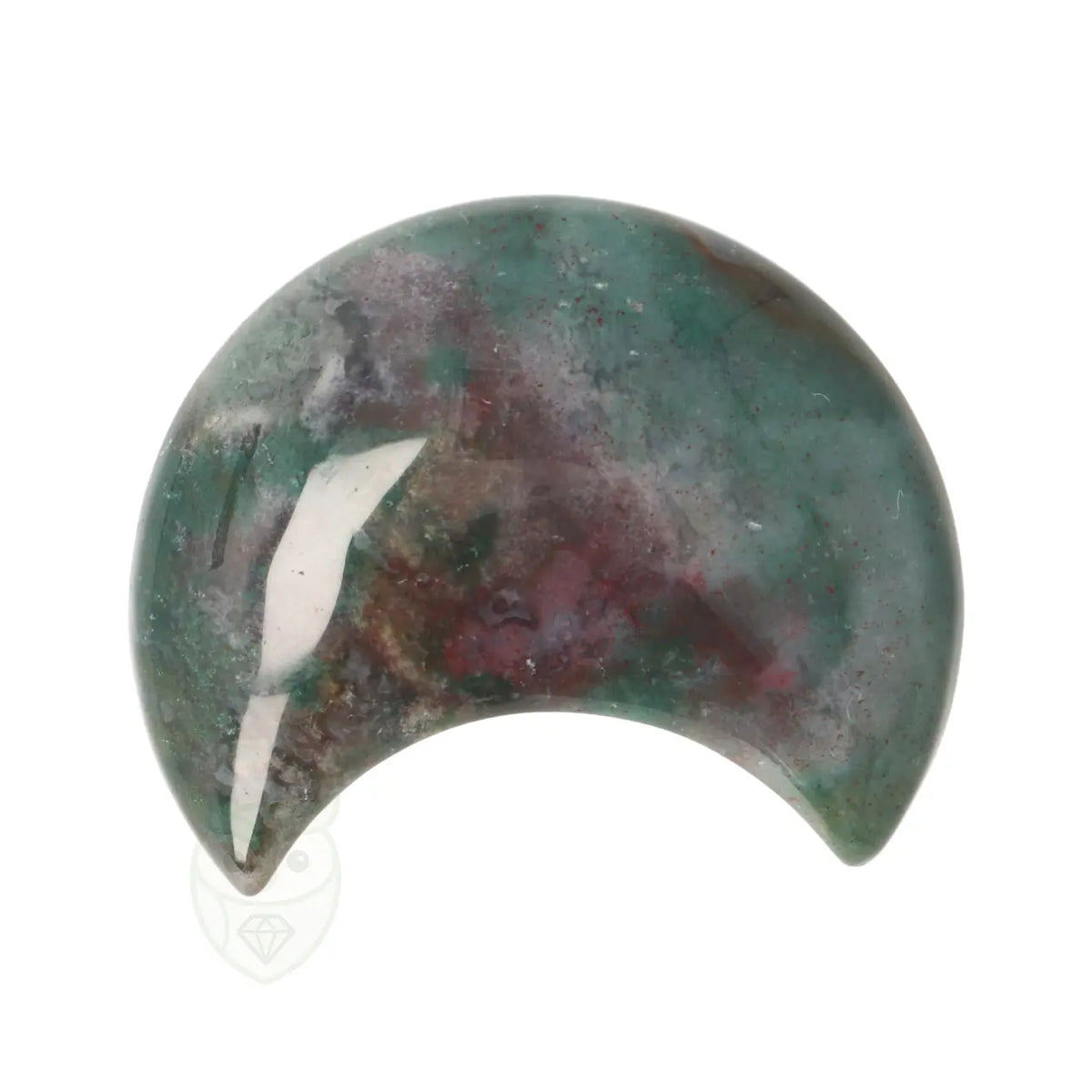 Mosagaat halve maan nr. 25 - 59 gram | Edelsteen