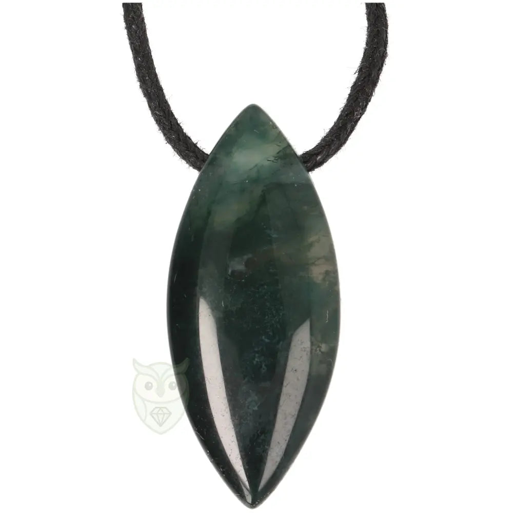 Mosagaat ovaal hanger nr. 29 - 11 gram | Edelsteen sieraad