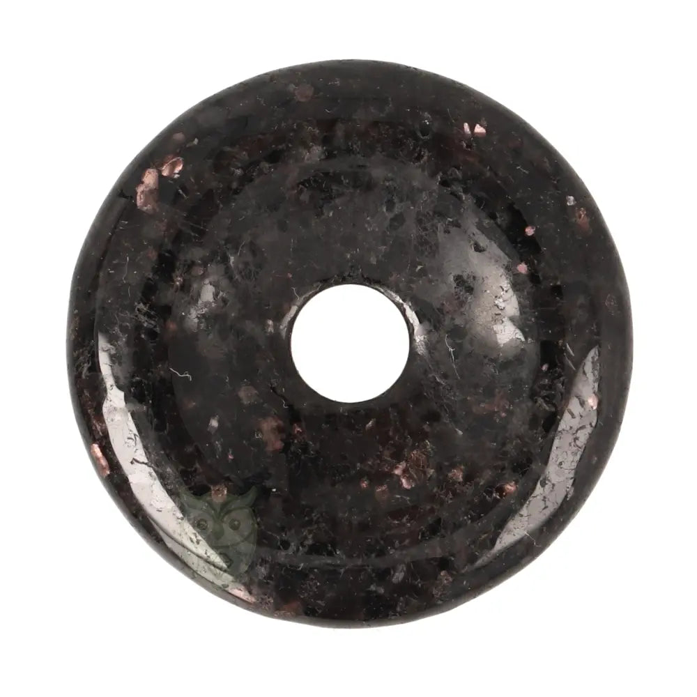 Nuummiet Donut hanger nr. 17 - Ø 4 cm | Edelsteen sieraad