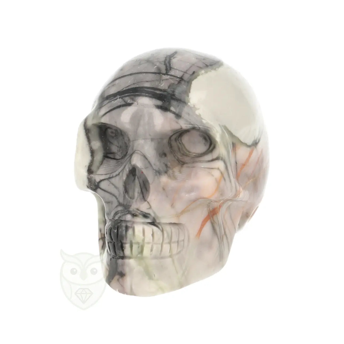 Picasso Jasper Skull No. 20 - 100 grams | Gemstone Skull