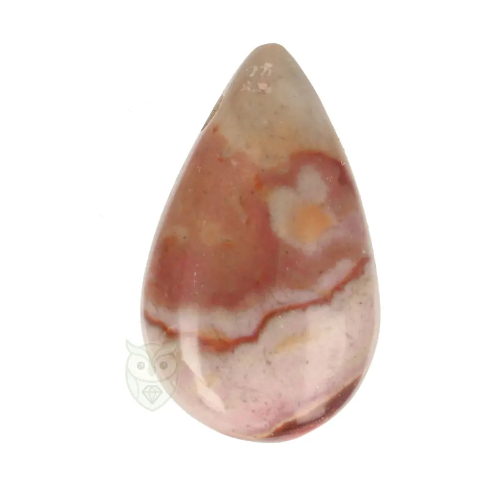 Polychroom Jaspis druppel hanger nr. 39 - 12 gram | Edelsteen sieraad