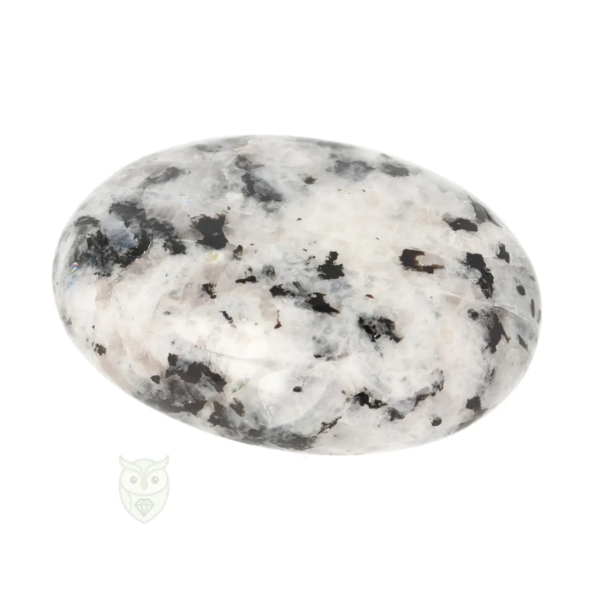 Regenboog Maansteen handsteen nr. 21 - 131 gram | Edelsteen
