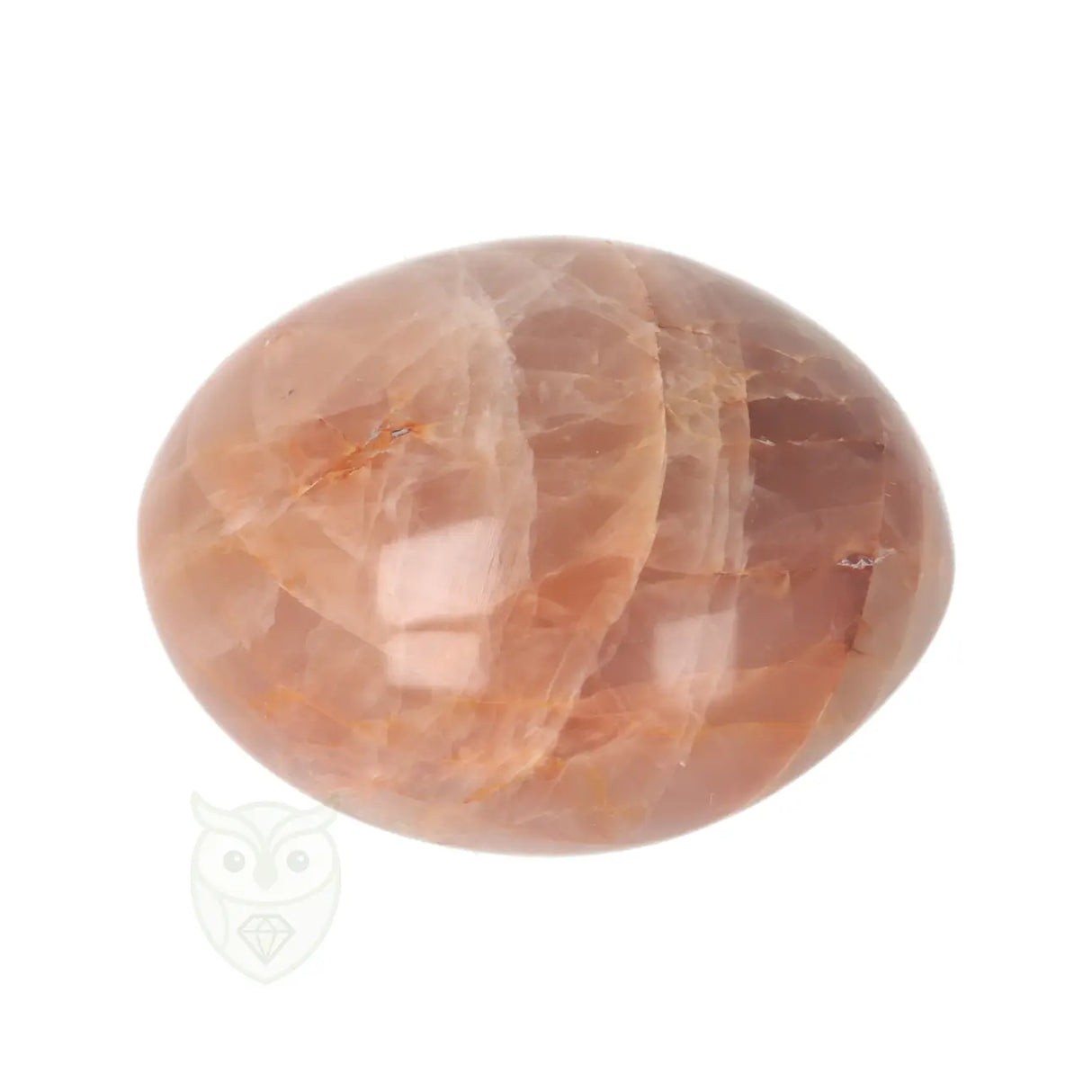 Roze Maansteen handsteen nr. 76 - 101 gram - Madagaskar | Edelsteen