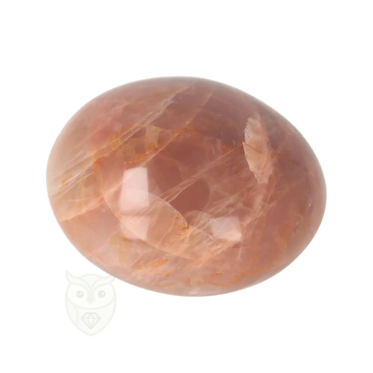 Roze Maansteen handsteen nr. 76 - 101 gram - Madagaskar | Edelsteen