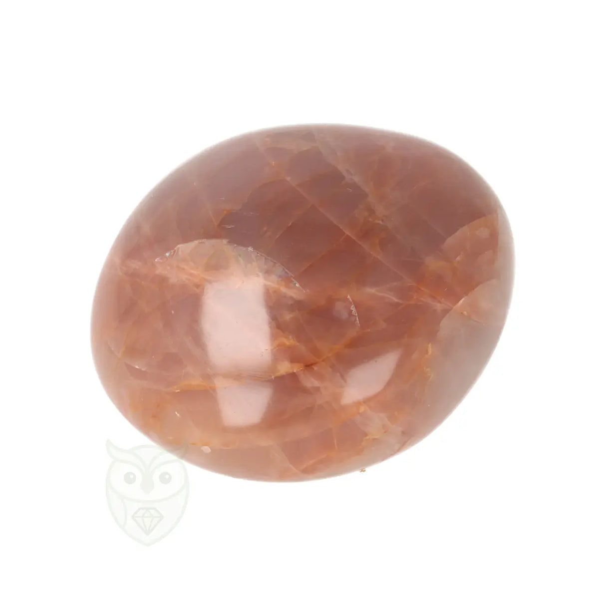 Roze Maansteen handsteen nr. 76 - 101 gram - Madagaskar | Edelsteen