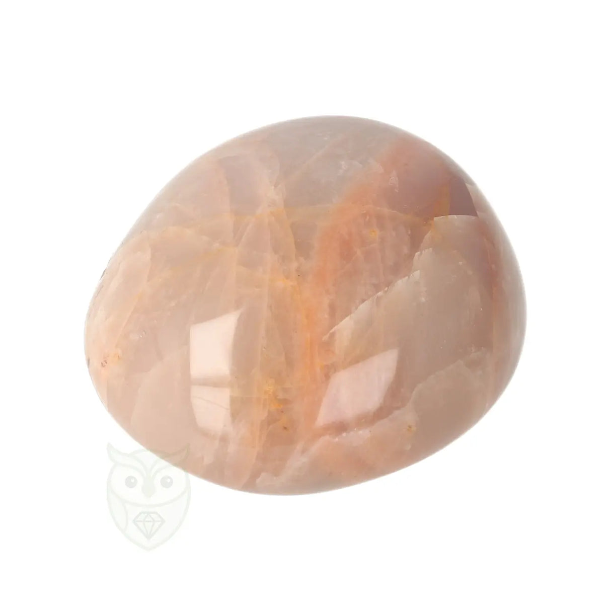 Roze Maansteen handsteen nr. 77 - 102 gram - Madagaskar | Edelsteen
