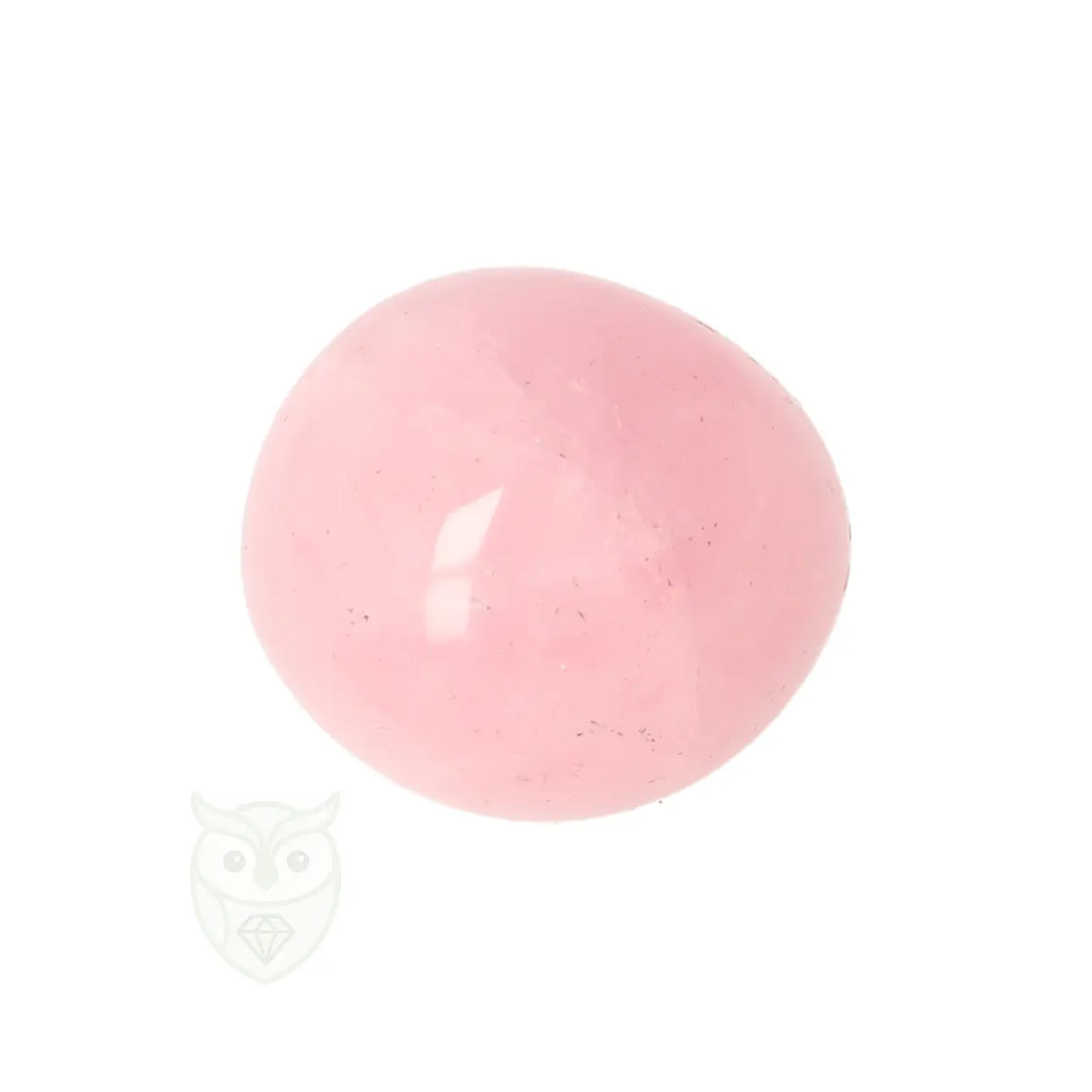 Rozenkwarts geronde handsteen nr. 24 - 19 gram | Edelsteen