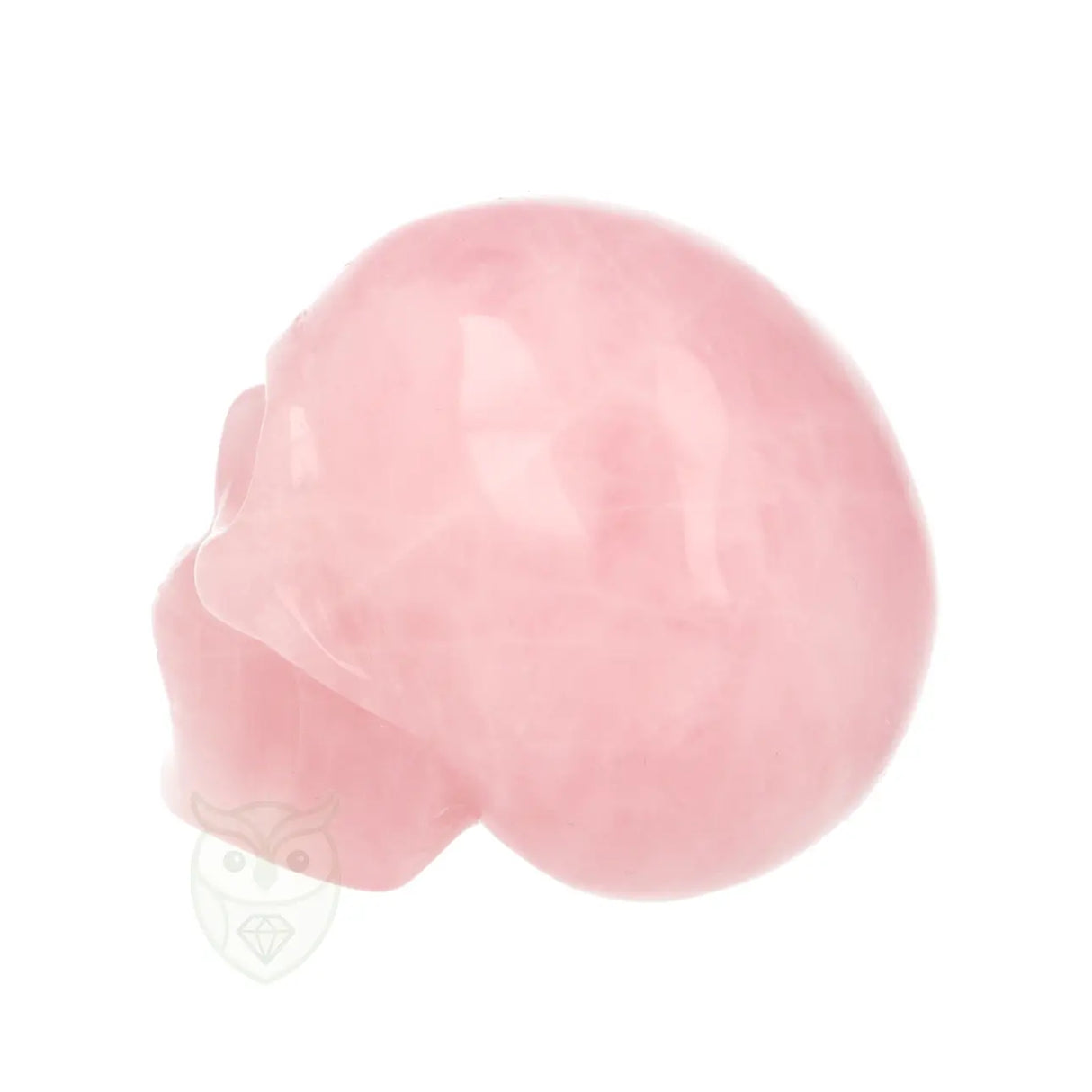 Rozenkwarts schedel nr. 29 - 100 gram | Edelsteen skull