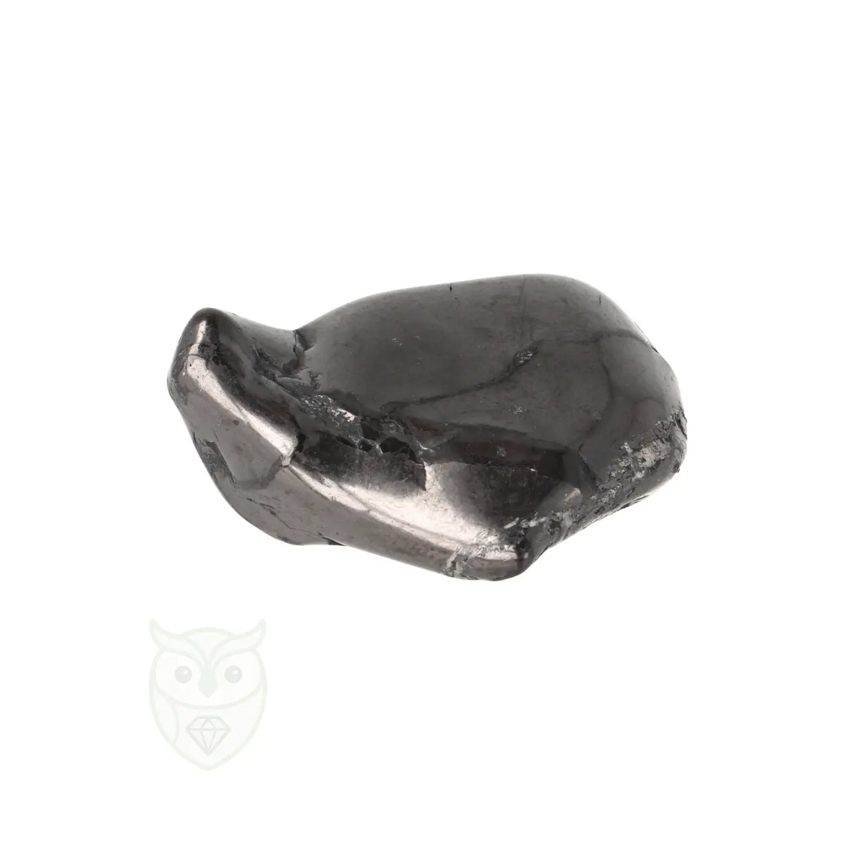 Shungiet Trommelsteen nr. 37 - 24 gram | Edelsteen