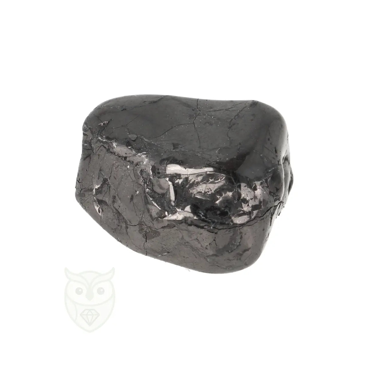 Shungiet Trommelsteen nr. 38 - 21 gram | Edelsteen