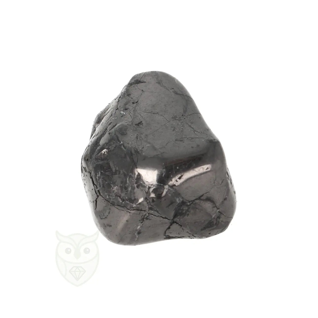 Shungiet Trommelsteen nr. 38 - 21 gram | Edelsteen