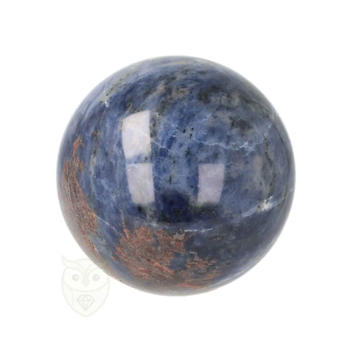 Sodaliet bol nr. 15 - 202 gram Ø 5,32 cm | Edelsteen bol