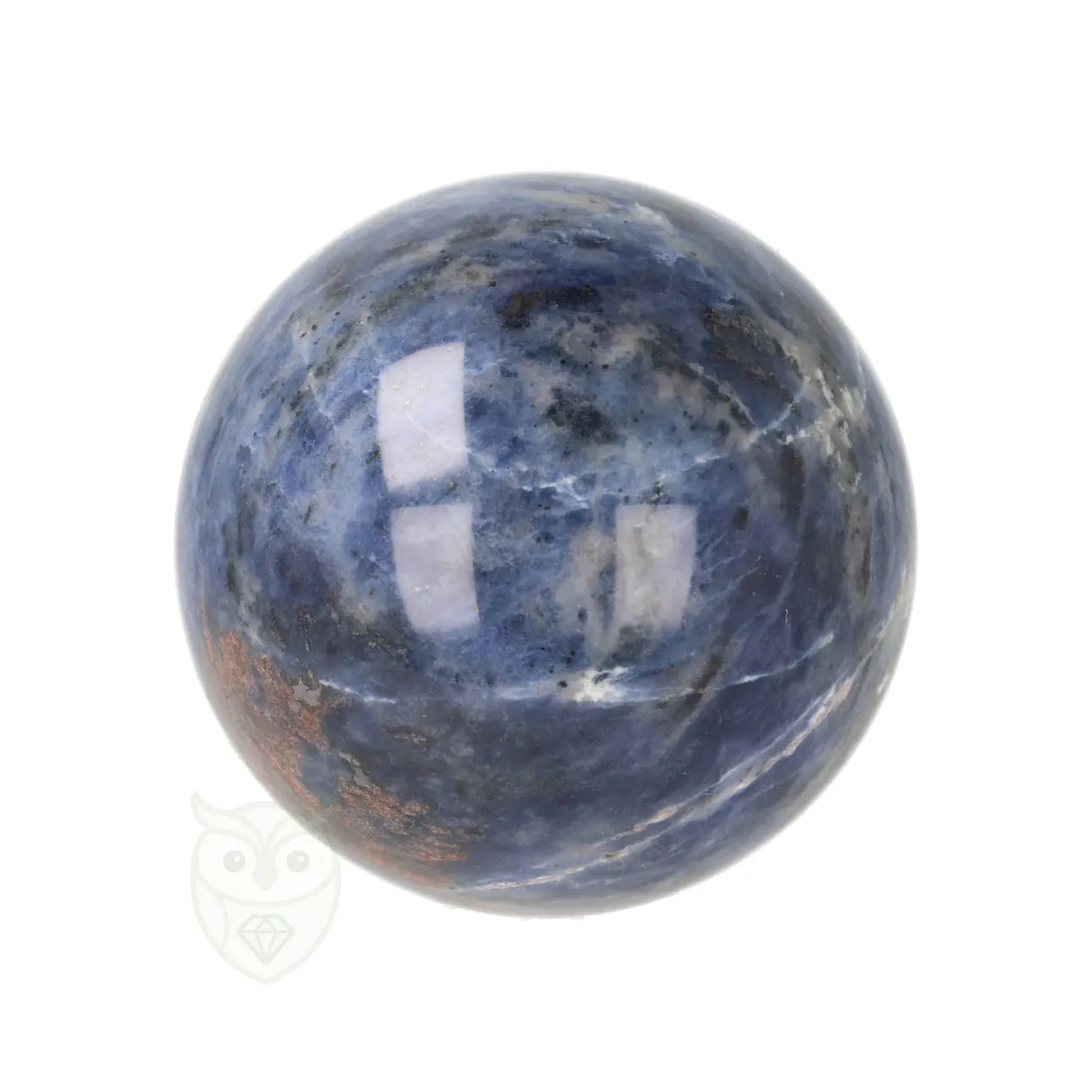Sodaliet bol nr. 15 - 202 gram Ø 5,32 cm | Edelsteen bol