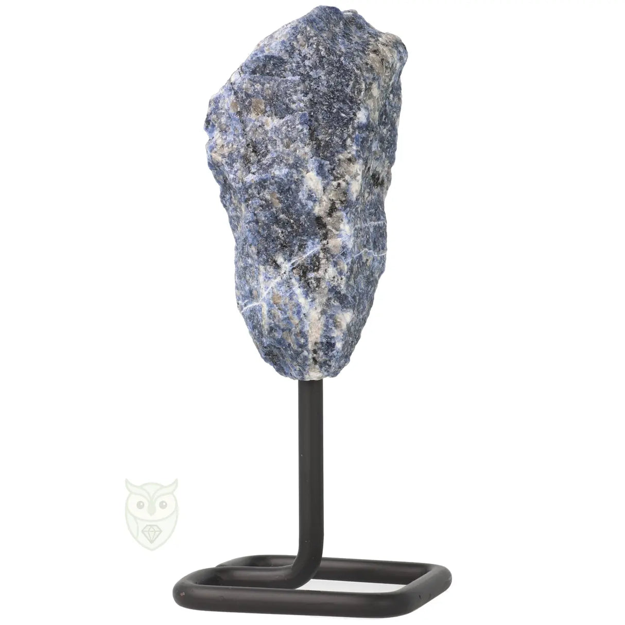 Sodaliet ruw op standaard nr. 15 - 318 gram | Edelsteen sculptuur