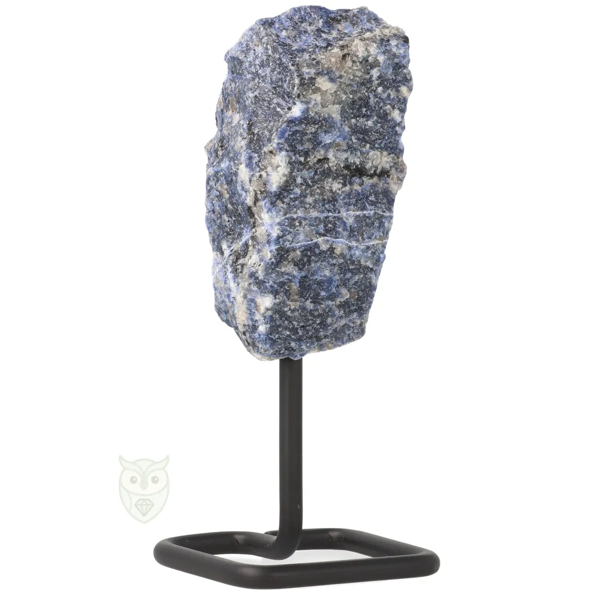 Sodaliet ruw op standaard nr. 15 - 318 gram | Edelsteen sculptuur