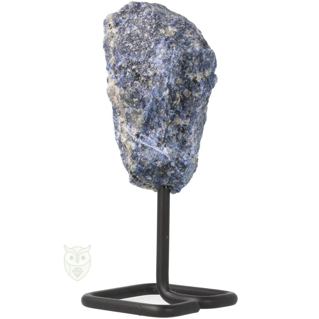 Sodaliet ruw op standaard nr. 15 - 318 gram | Edelsteen sculptuur