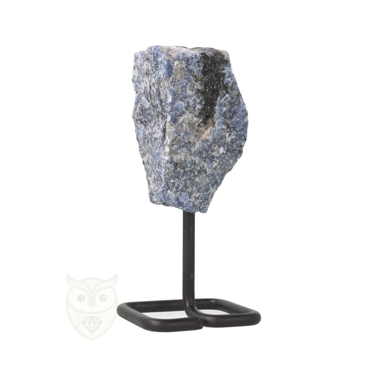 Sodaliet ruw op standaard nr. 16 - 296 gram | Edelsteen sculptuur