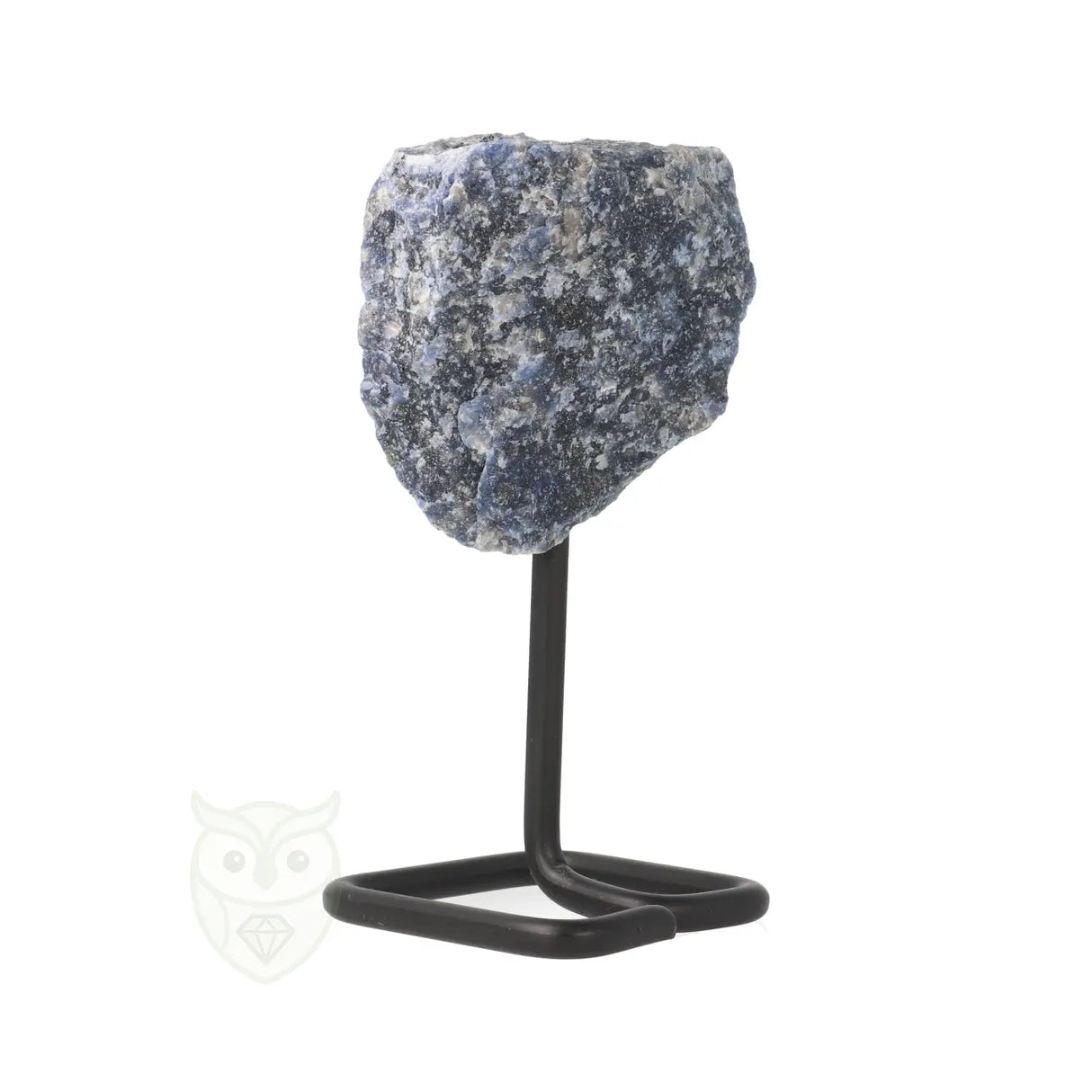 Sodaliet ruw op standaard nr. 18 - 276 gram | Edelsteen sculptuur