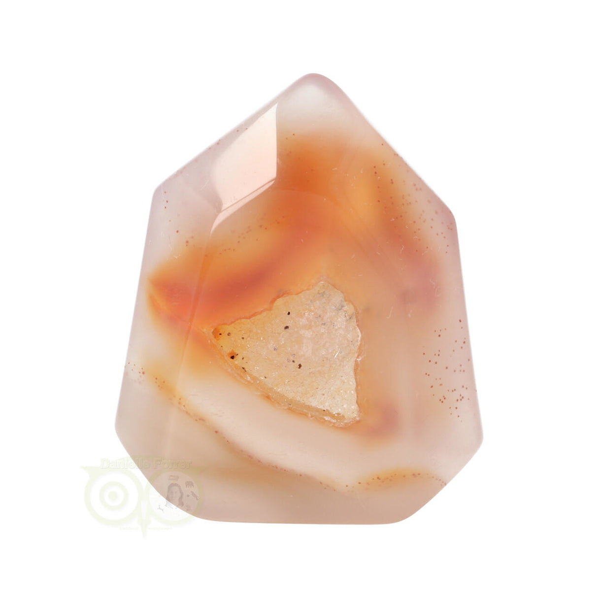 Agaat dunne Geode punt Nr 18