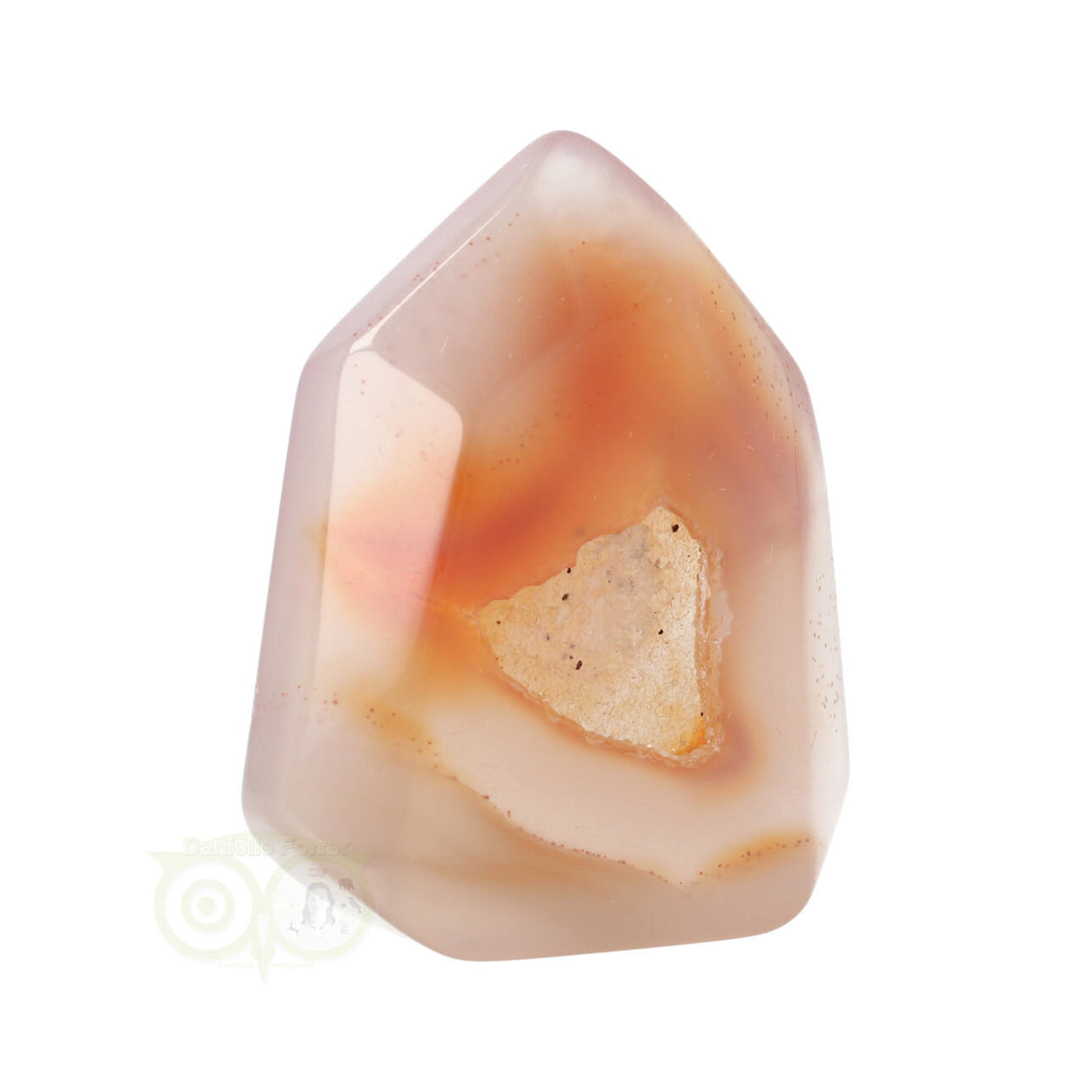 Agaat dunne Geode punt Nr 18