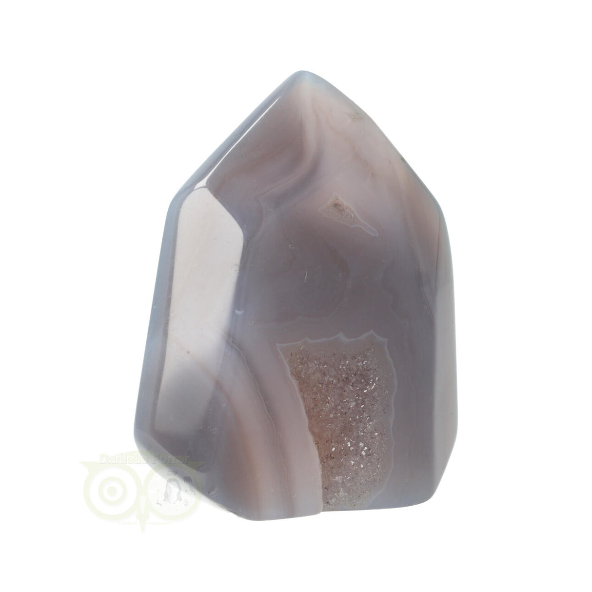 Agaat dunne Geode punt Nr 21