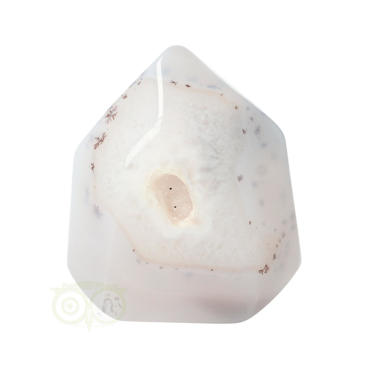 Agaat dunne Geode punt Nr 24