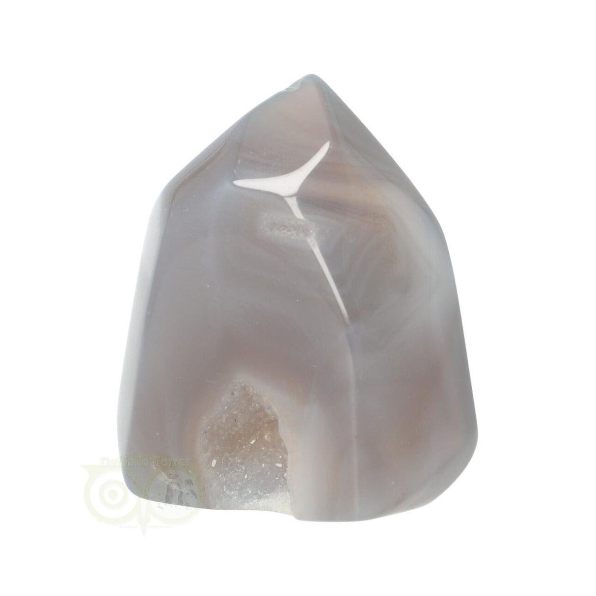 Agaat dunne Geode punt Nr 27