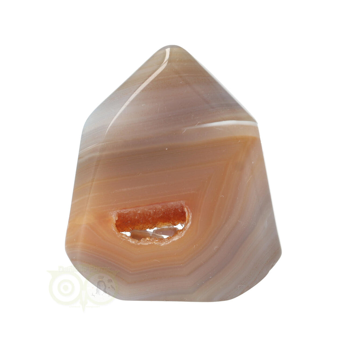 Agaat dunne Geode punt Nr 30