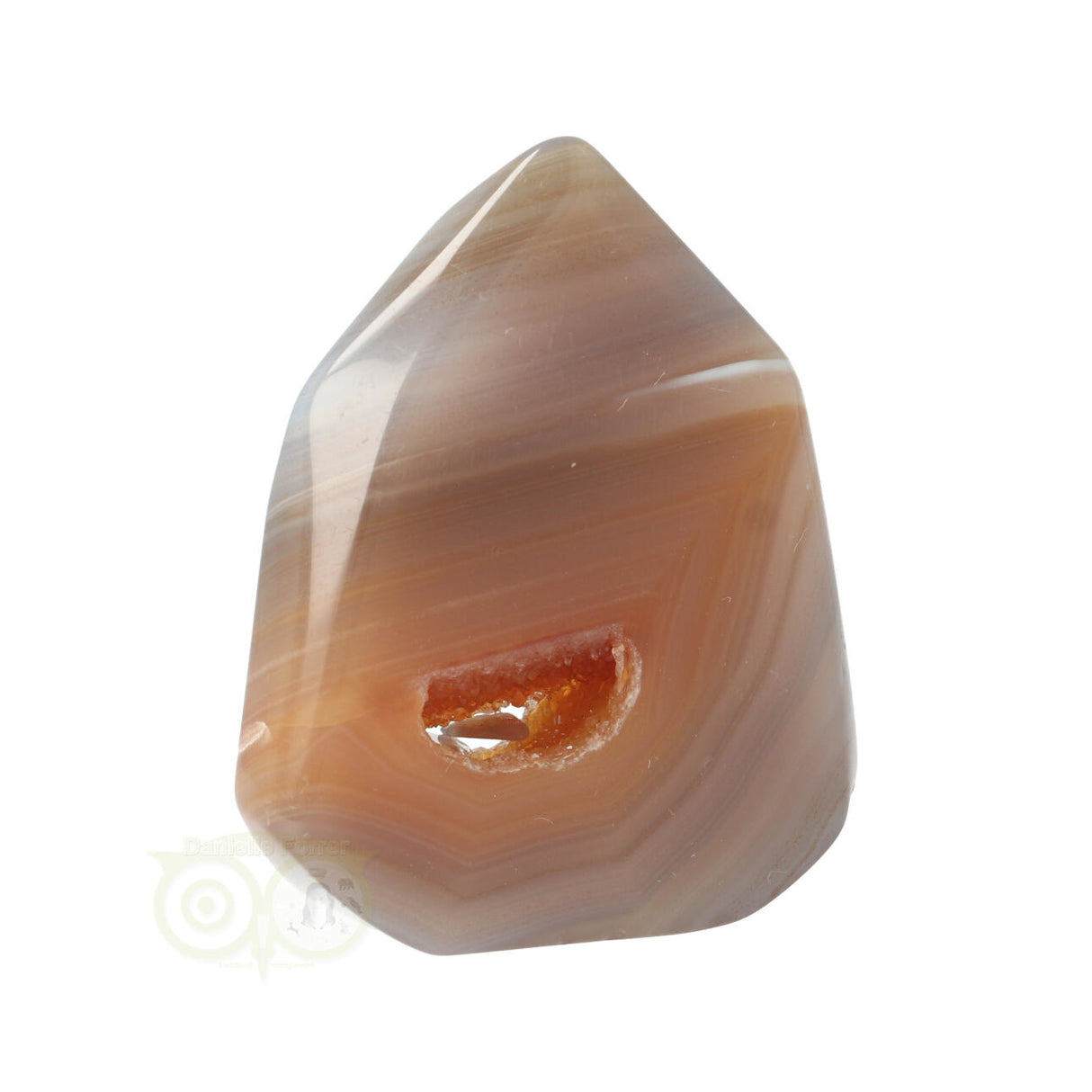 Agaat dunne Geode punt Nr 30