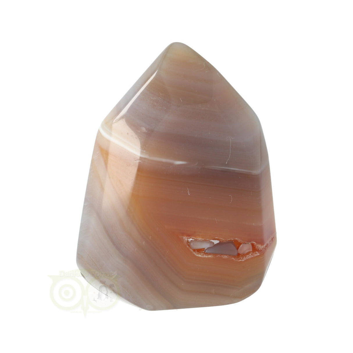 Agaat dunne Geode punt Nr 30