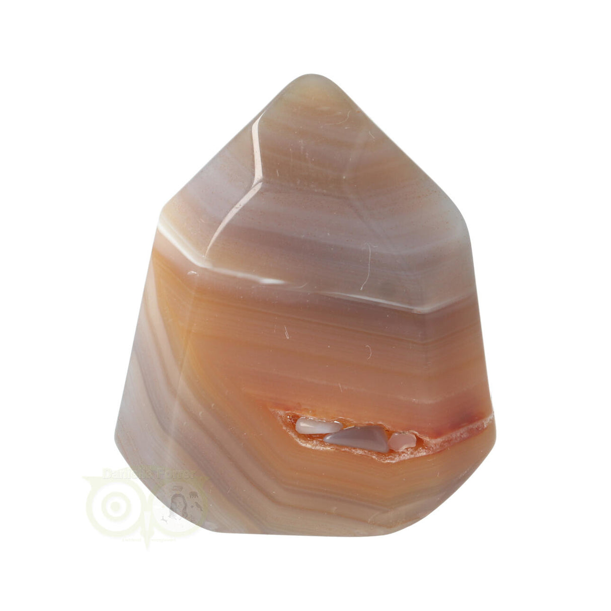 Agaat dunne Geode punt Nr 30