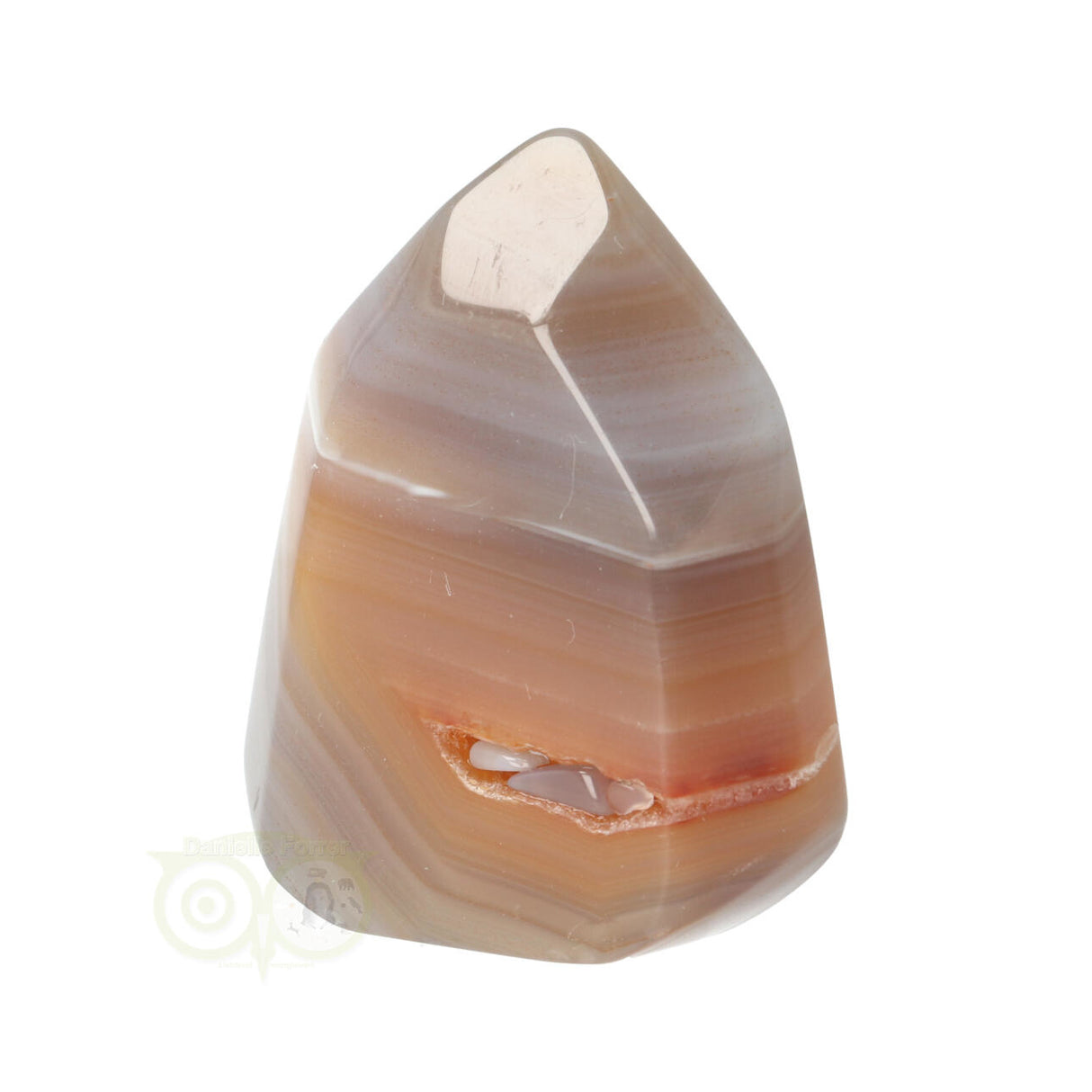 Agaat dunne Geode punt Nr 30