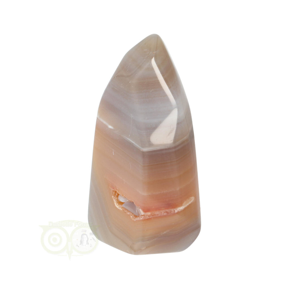 Agaat dunne Geode punt Nr 30