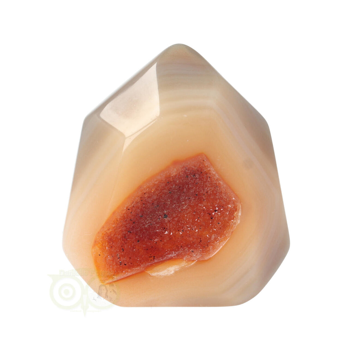 Agaat dunne Geode punt Nr 31