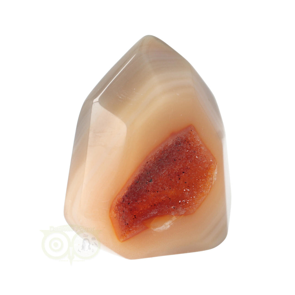 Agaat dunne Geode punt Nr 31