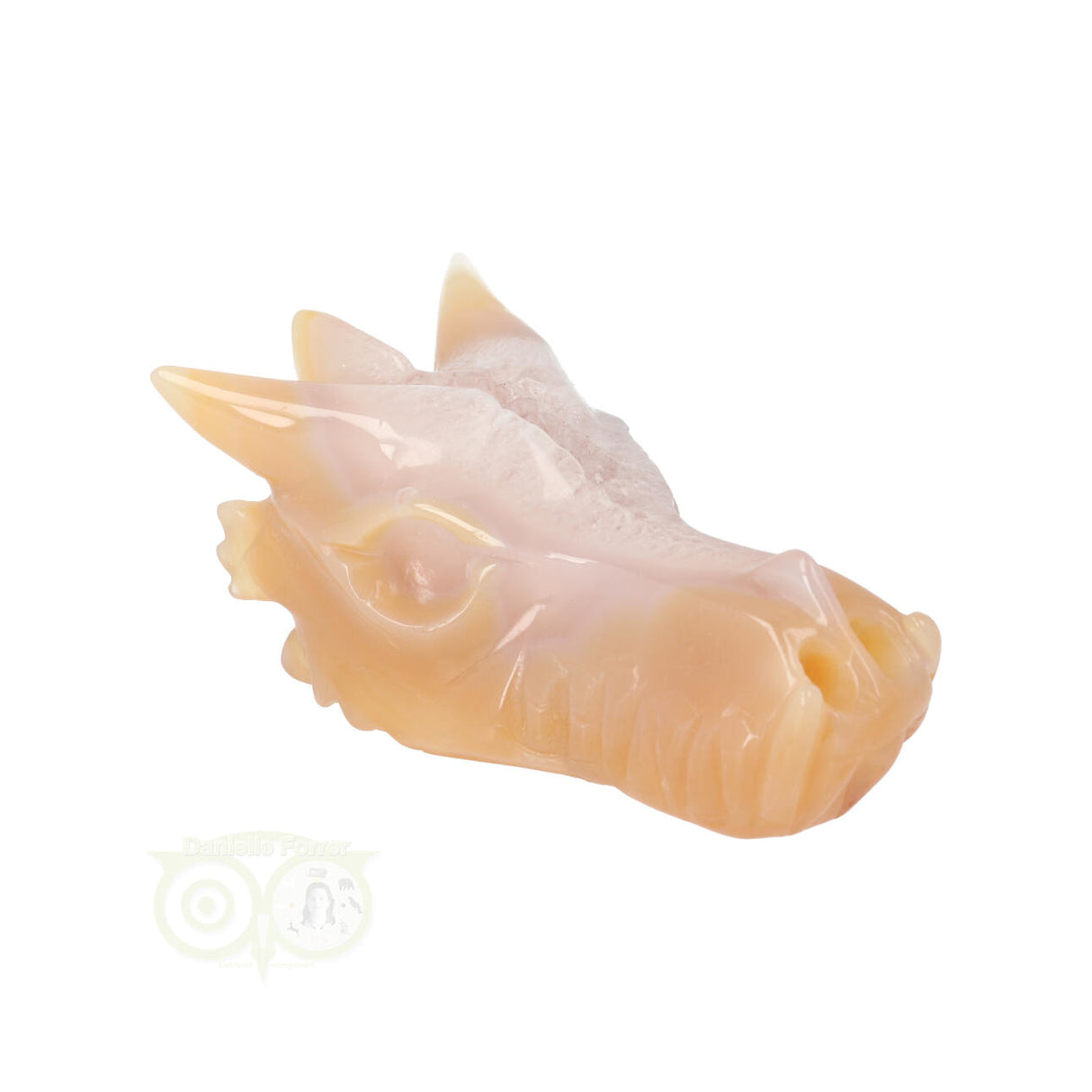 Agate Geode Dragon Skull 218 grams
