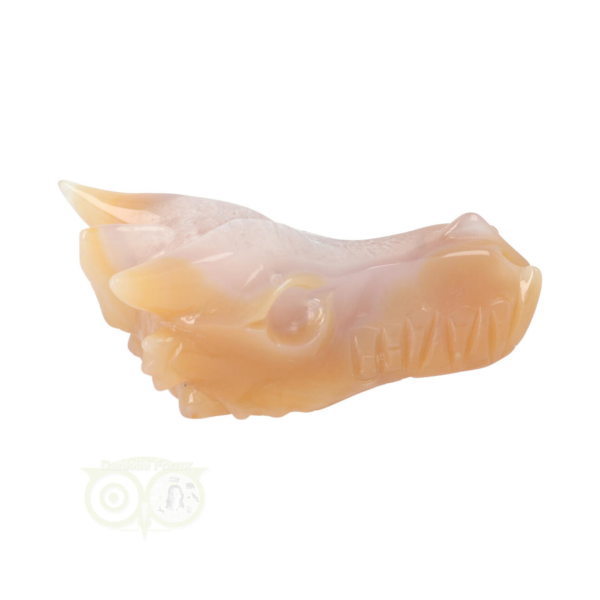 Agate Geode Dragon Skull 218 grams