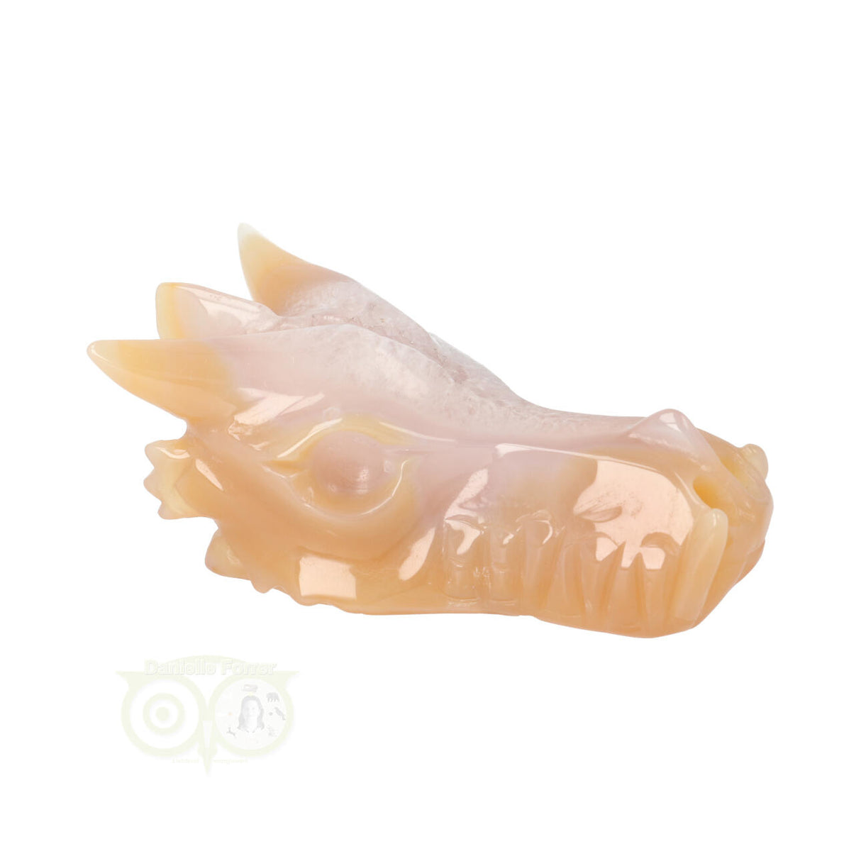 Agate Geode Dragon Skull 218 grams