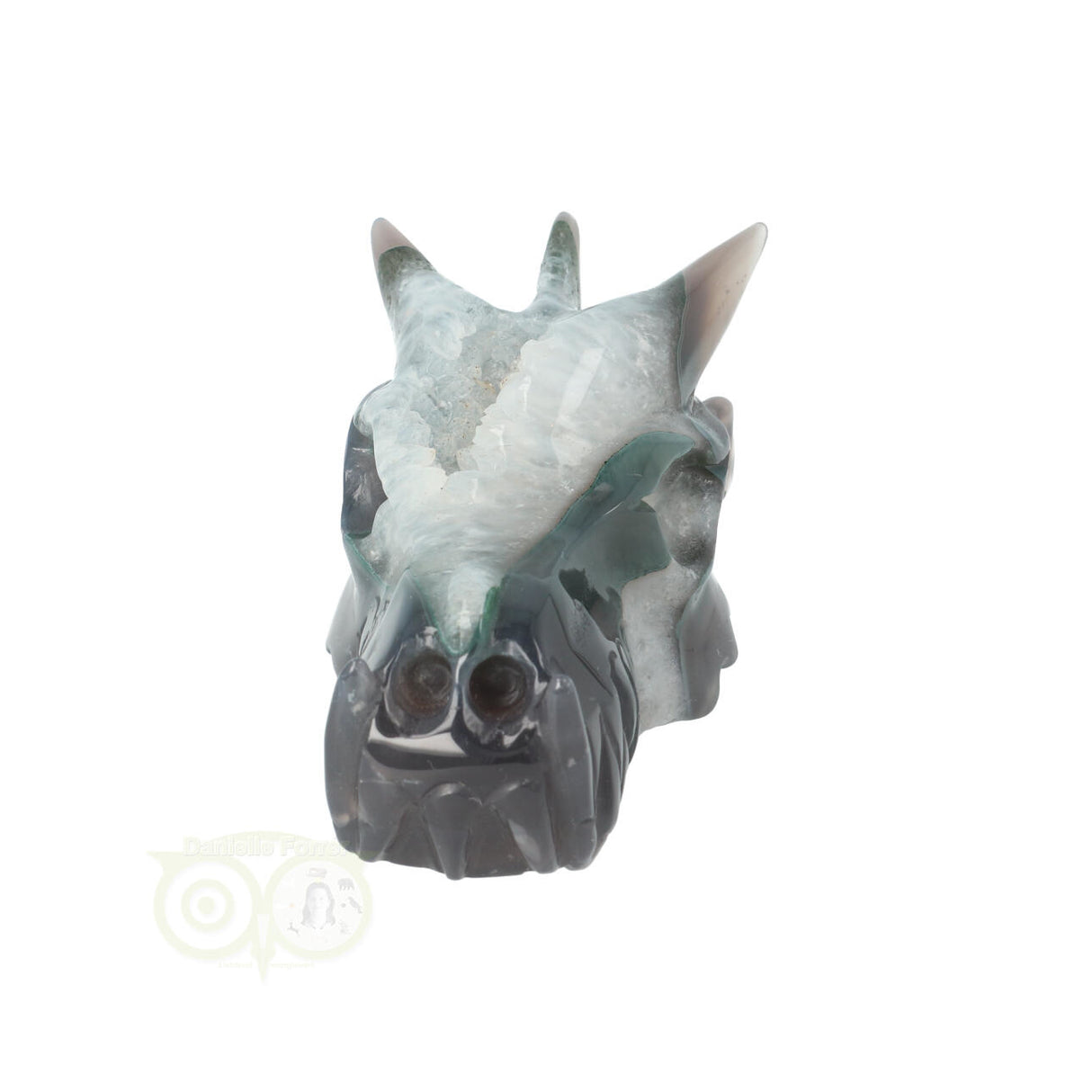 Agate Geode Dragon Skull 234 grams